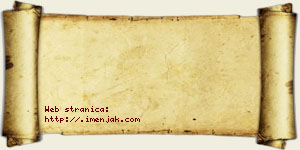 Jovana Garabinović vizit kartica